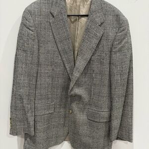 Ralph Lauren Blue Label Blazer Houndstooth Plaid 44r